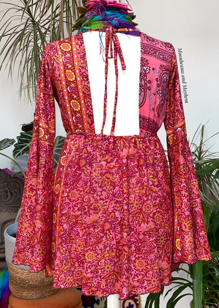 BOHO BELLE SUMMER TOP SIZE S / M - MoonbeamsandMayhem