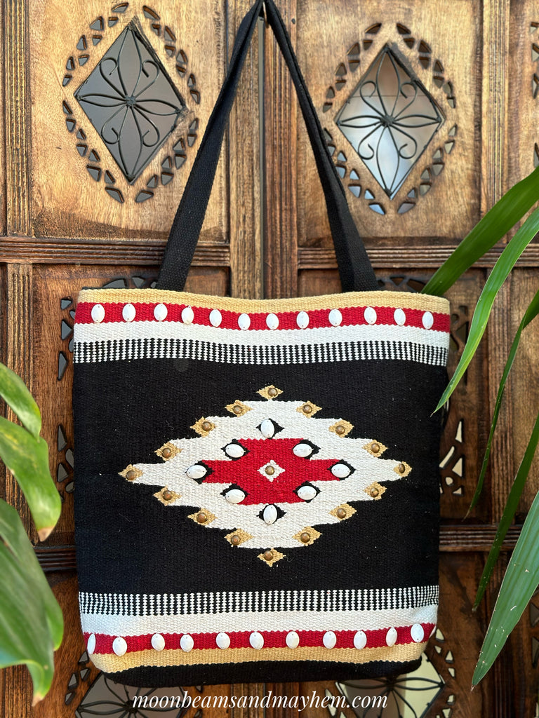 BOHEMIAN RADIANCE WOVEN TOTE (BR73)