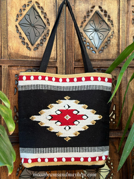 BOHEMIAN RADIANCE WOVEN TOTE (BR73)