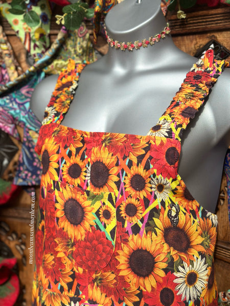 SUNFLOWER HAREM DUNGAREES