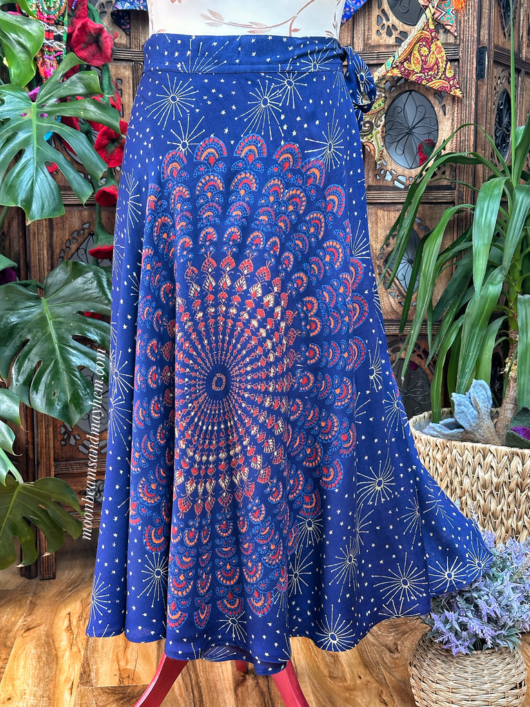 PERSIAN BLUE MANDALA STARSHINE SKIRT M / L