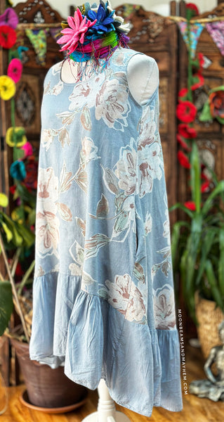 MORNING MIST BLUE SERENITY TUNIC / DRESS XL