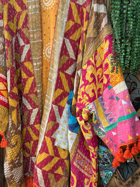 KANTHA GODDESS KIMONO | COAT (680OF)