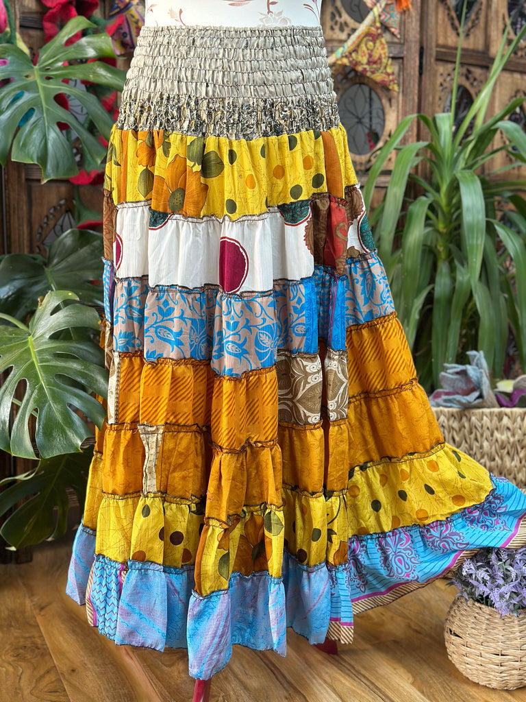 SHANGRI-LA RUFFLE MAXI SKIRT (SR802)