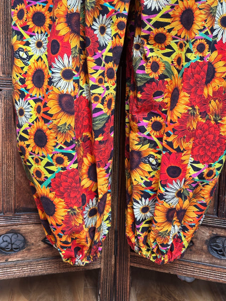 SUNFLOWER HAREM DUNGAREES