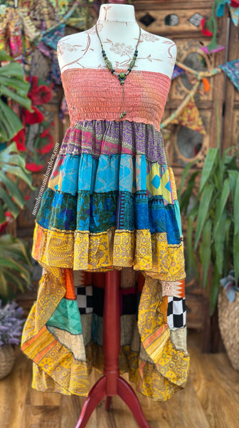 SHANGRI LA  RUFFLE SKIRT/DRESS (SR809) L/XL