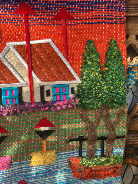 WOVEN FOLK ART TAPESTRY (TPS09)