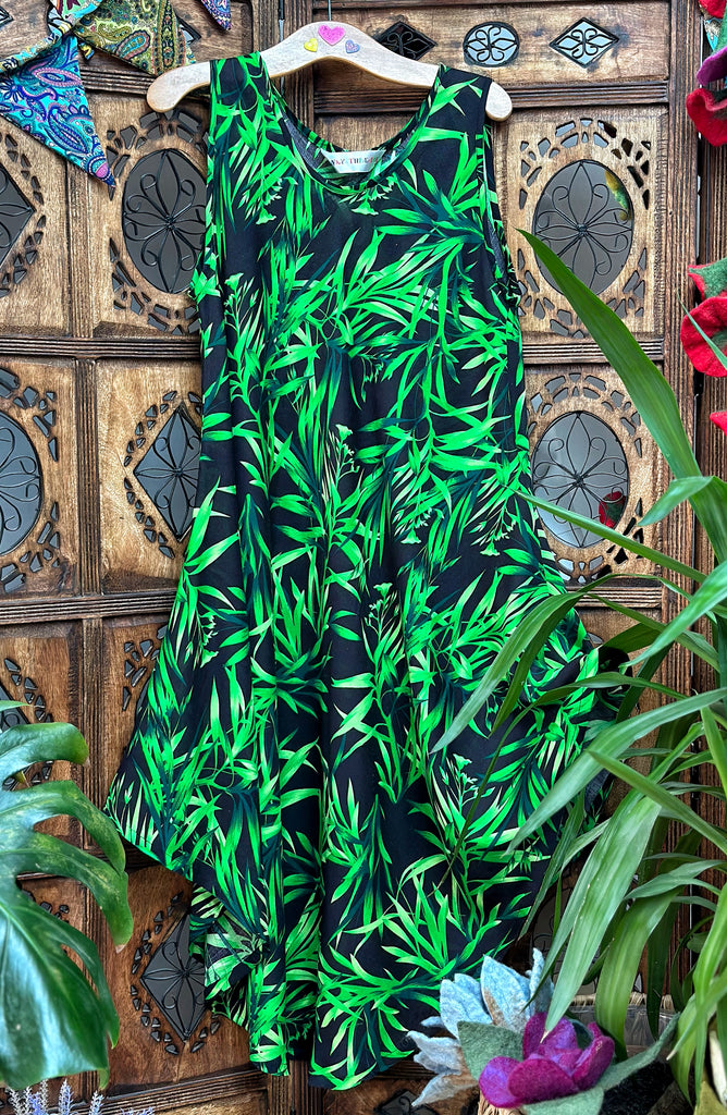 BAMBOO GREEN TUNIC / DRESS SIZE M -XL