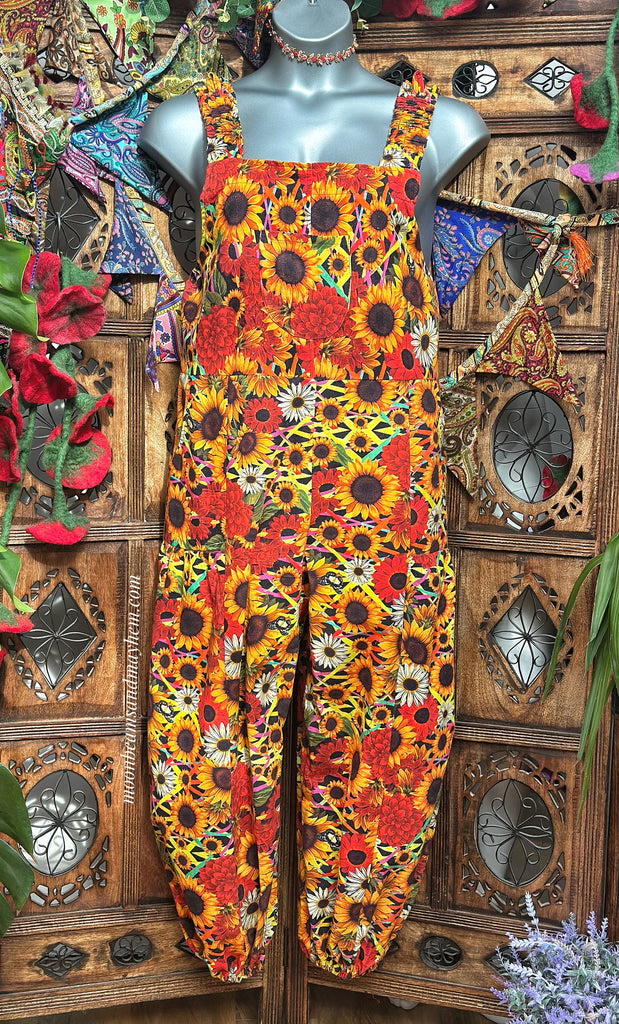 SUNFLOWER HAREM DUNGAREES