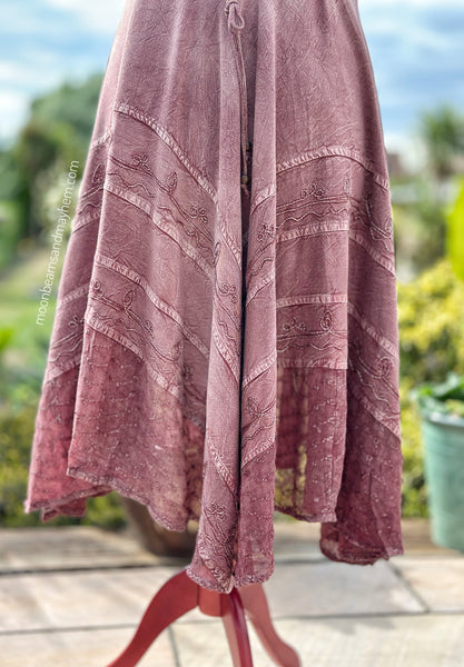 SMOKY ROSE MOONDANCE MIDI DRESS (MD202)