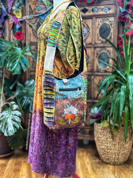 MAGICAL COTTON BLOOM SHOULDER BAG (BA113)