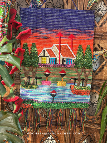 WOVEN FOLK ART TAPESTRY (TPS09)