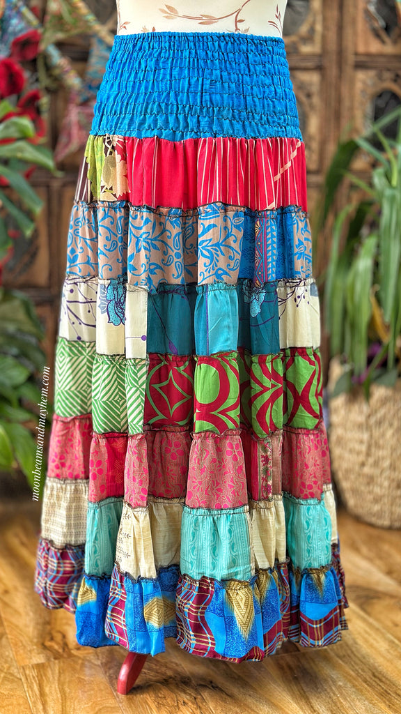 STUNNING SHANGRI LA RUFFLE MAXI SKIRT (SR812)