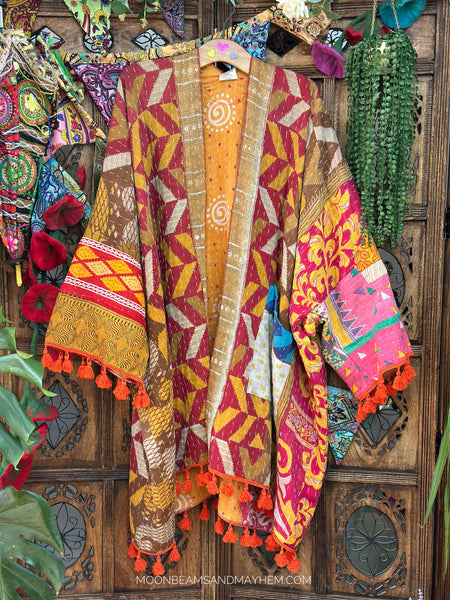 KANTHA GODDESS KIMONO | COAT (680OF)