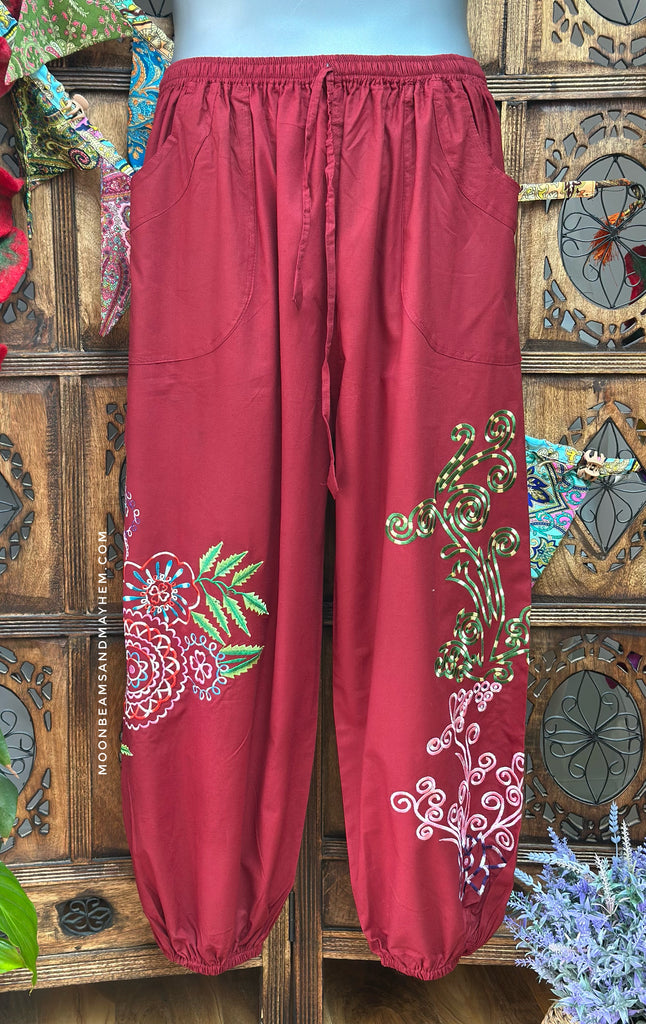 SACRED ROOT BOTANICAL HAREM TROUSERS M/L