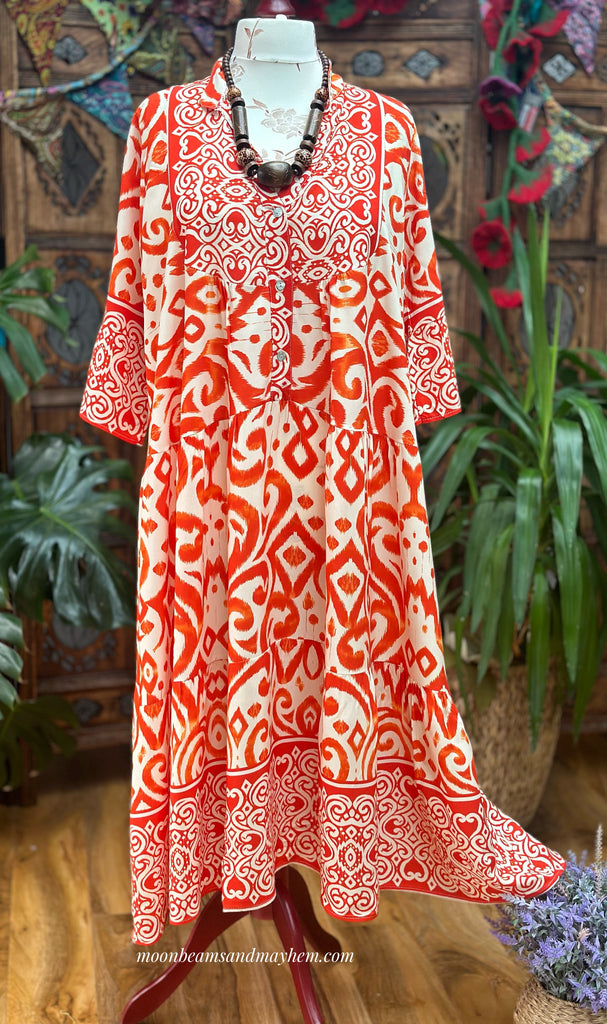 LONG BOHEMIAN SIENNA DRESS
