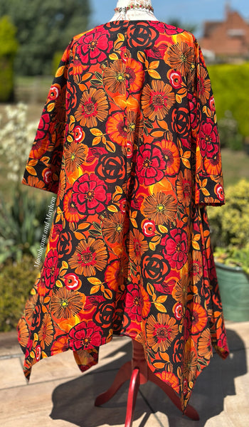 AMBER MEADOW ART TUNIC/DRESS S533