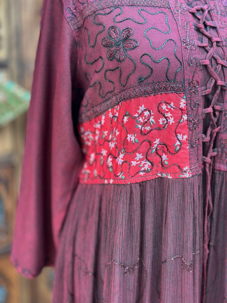 MYSTIC MULBERRY BEATRICE DRESS L/XL