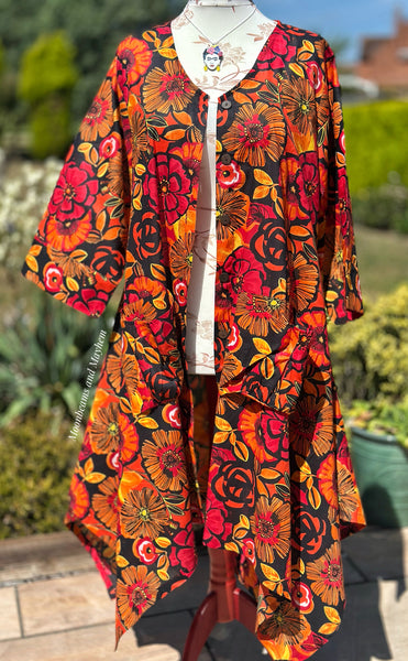 AMBER MEADOW ART TUNIC/DRESS S533