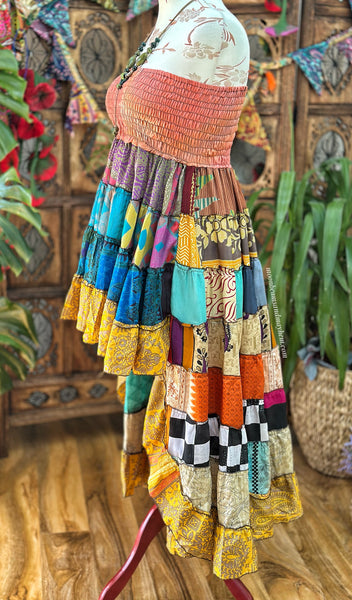 SHANGRI LA  RUFFLE SKIRT/DRESS (SR809) L/XL