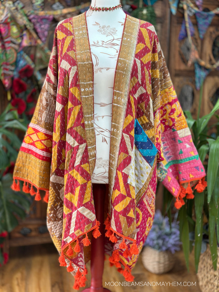 KANTHA GODDESS KIMONO | COAT (680OF)