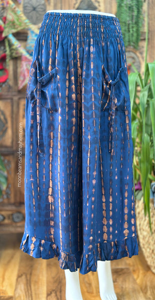 FRILL SEEKER PANTS / MOONSHADOW BLUE