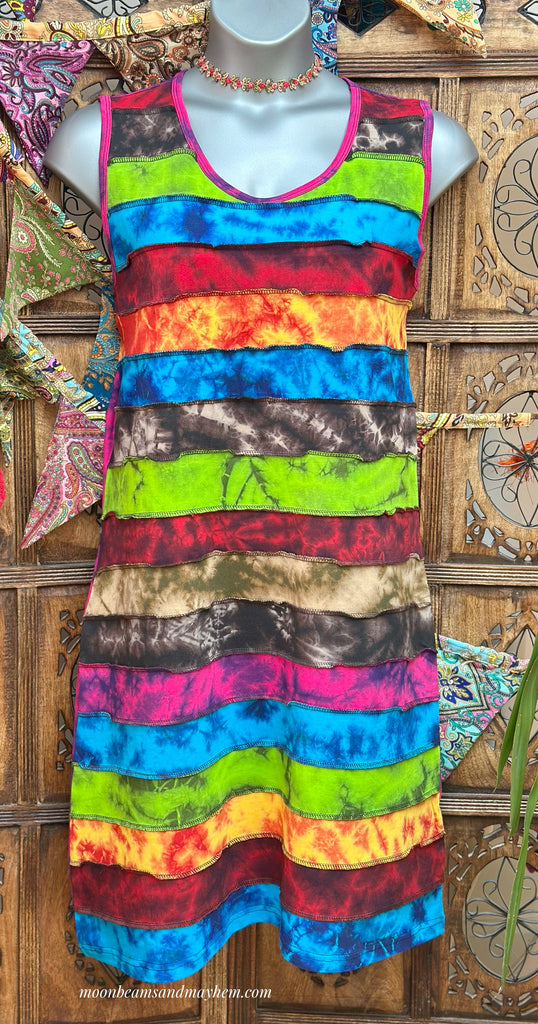 ZANZIBAR COTTON TANK DRESS UK 18/20 (OF303)