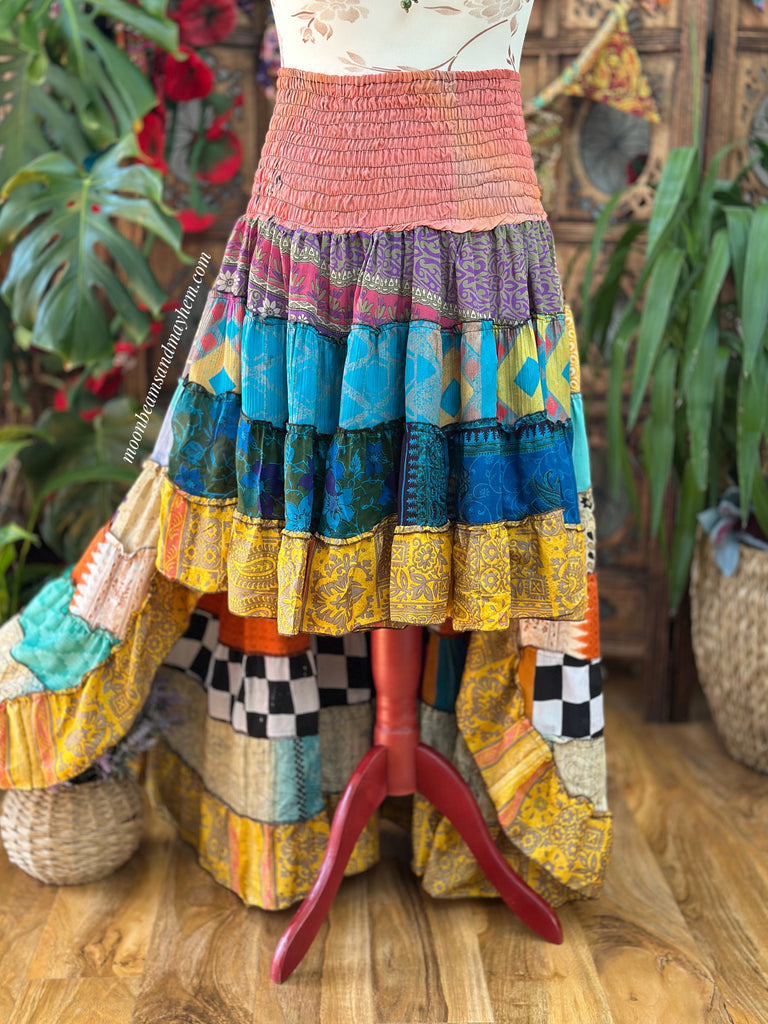 SHANGRI LA  RUFFLE SKIRT/DRESS (SR809) L/XL