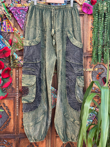 FOREST GREEN SOULPATH TROUSERS