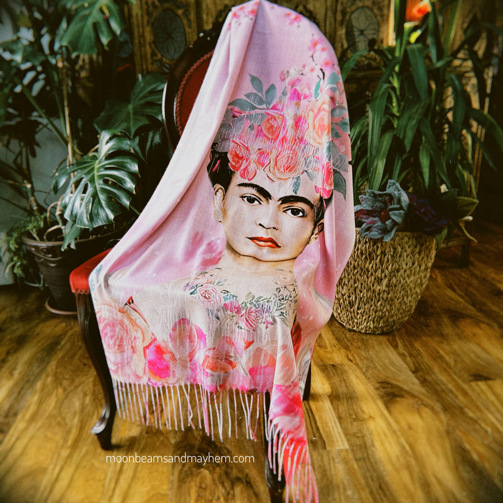 DIVINE FRIDA KAHLO SCARF / PASHMINA / SHAWL