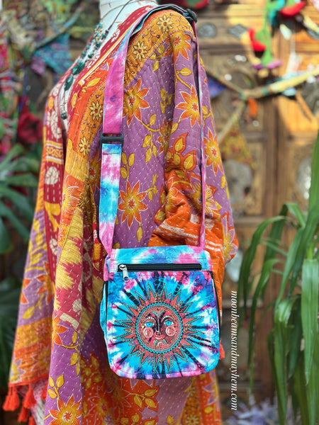 GOLDEN SOLSTICE- TIE TYE BOHO BAG