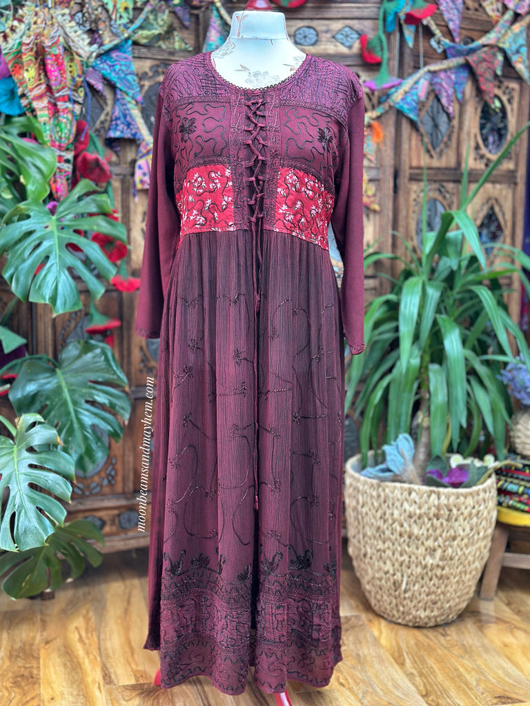 MYSTIC MULBERRY BEATRICE DRESS L/XL
