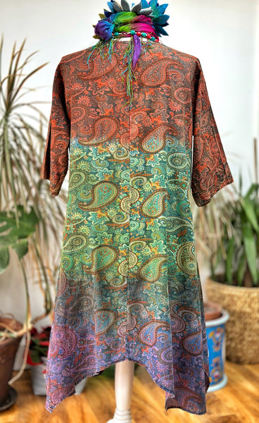 SUNDANCE COTTON SMOCK DRESS / TUNIC SIZE M / L (136) - MoonbeamsandMayhem