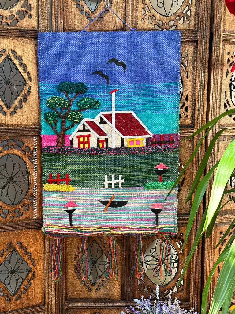 WOVEN FOLK ART TAPESTRY (TPS08)