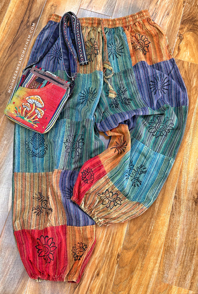 HIPPIE HEMP MUSHROOM HANDY BAG