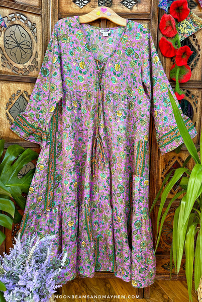 LAVENDER PORTOBELLO ROAD DRESS