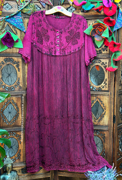 CLAUDINE KAFTAN STYLE DRESS (S8L)