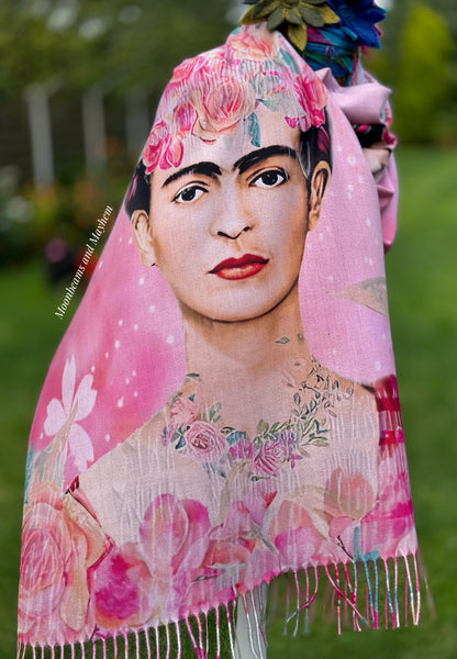 DIVINE FRIDA KAHLO SCARF / PASHMINA / SHAWL