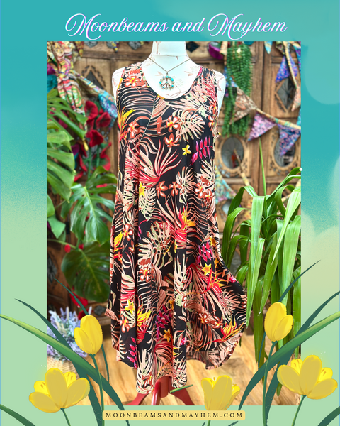 INTO THE TROPICS DRESS (J25)