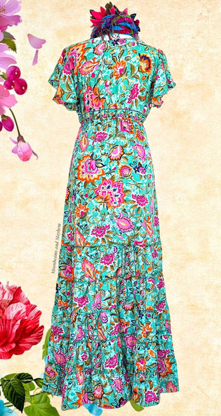 EXQUISITE LONG ROSEMARY DRESS SIZE S / M - MoonbeamsandMayhem