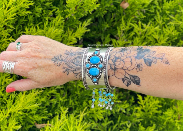 BOHEMIAN SEA CUFF / BRACELET - MoonbeamsandMayhem