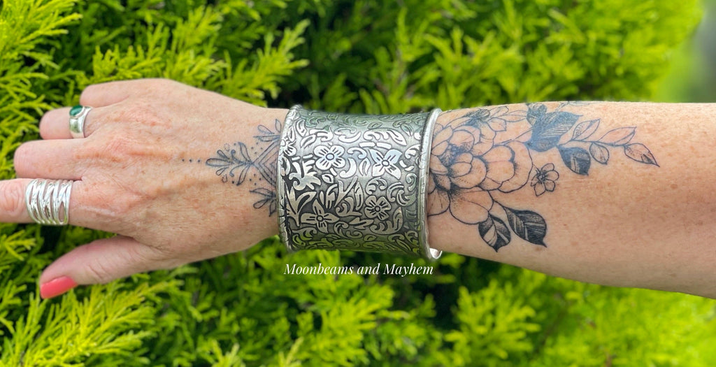BLOOMING MEADOW CUFF / BRACELET - MoonbeamsandMayhem