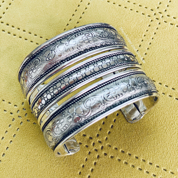 TRIPLE THREAT CUFF / BRACELET - MoonbeamsandMayhem