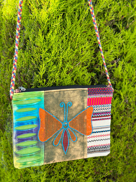 BEAUTIFUL BUTTERFLY CLUTCH / SHOULDER BAG