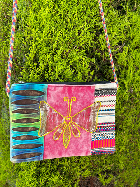 BEAUTIFUL BUTTERFLY CLUTCH / SHOULDER BAG