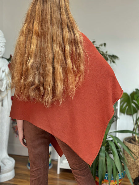 BURNT COPPER UNDER THE STARS PONCHO - MoonbeamsandMayhem
