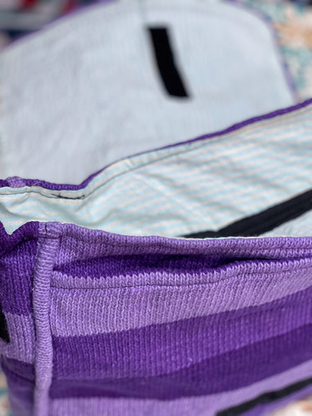 DELICIOUS COTTON PURPLE SATCHEL / SHOULDER BAG - MoonbeamsandMayhem