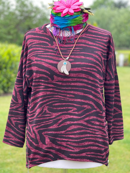 TIGERS EYE TOP WITH NECKLACE M / L (OF7) - MoonbeamsandMayhem