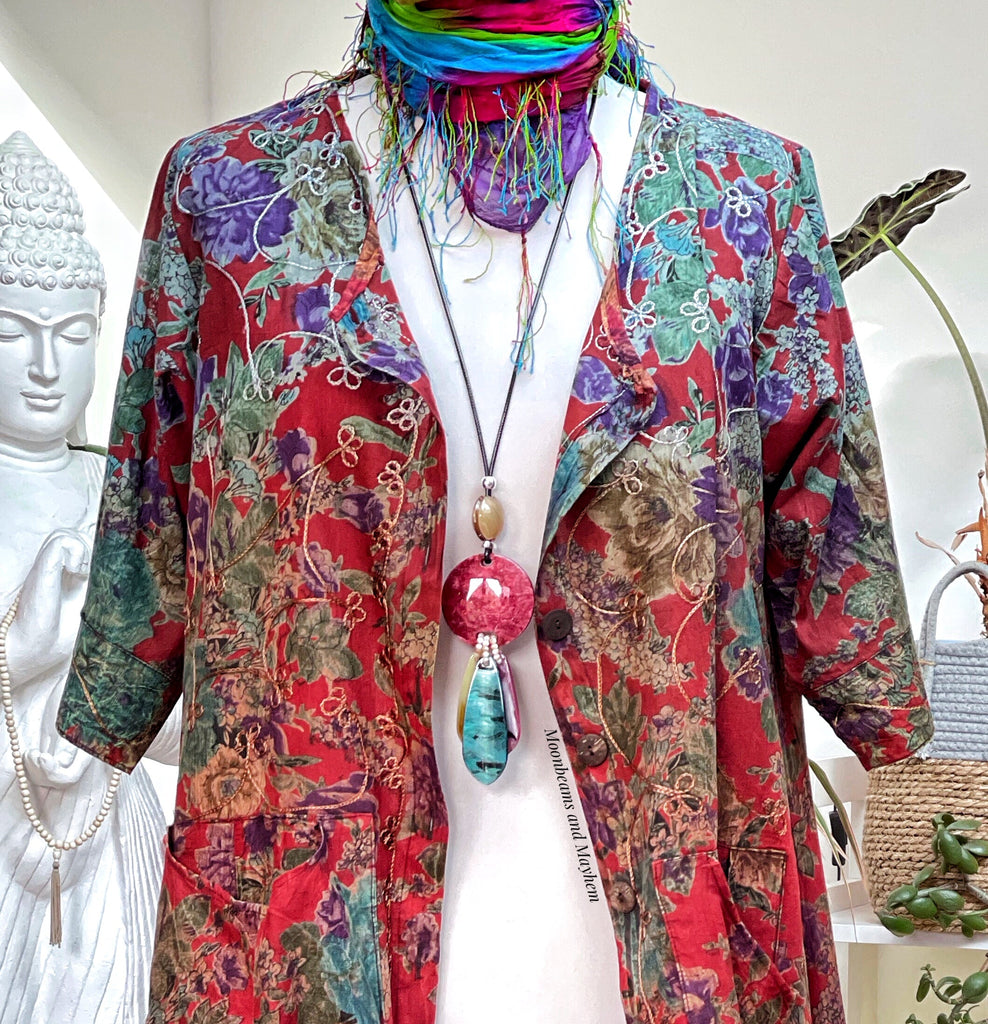 BEAUTIFULLY BOLD ACRYLIC COLOUR POP NECKLACE - MoonbeamsandMayhem