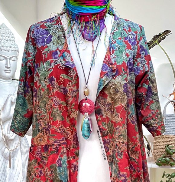 BEAUTIFULLY BOLD ACRYLIC COLOUR POP NECKLACE - MoonbeamsandMayhem